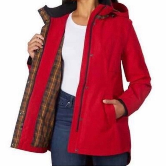 COPY - NWT Pendleton Waterproof Breathable Rain Trail Jacket with Hidden Hood - Picture 1 of 9